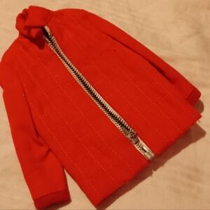 ʕ·ᴥ·ʔ Vintage Barbie: KEN SKI CHAMPION Quilted Red Jacket 1962 #798